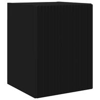 vidaXL TV sieninė spintelė 30 x 31 x 40 cm Juoda Apdirbta mediena