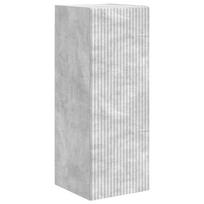 vidaXL TV sieninė spintelė 30 x 31 x 80 cm Betono pilka