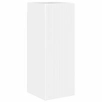 vidaXL TV sieninė spintelė 30 x 31 x 80 cm Blizgus baltas
