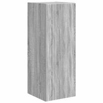 vidaXL TV sieninė spintelė 30 x 31 x 80 cm Pilkas Sonoma