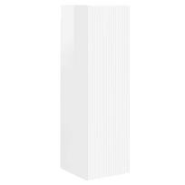 vidaXL TV sieninė spintelė 30 x 31 x 100 cm Blizgus baltas
