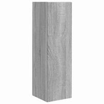 vidaXL TV sieninė spintelė 30 x 31 x 100 cm Pilkas Sonoma