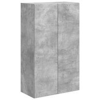 vidaXL TV sieninė spintelė 59,5 x 31 x 100 cm Betono pilka