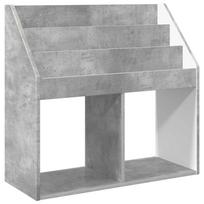 vidaXL Vaikų knygų lentyna Betono pilka 72,5 x 29,5 x 69 cm