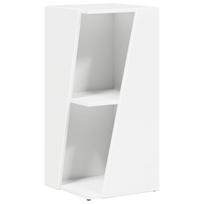 vidaXL Šoninis lentynas 33 x 32 x 70,5 cm Apdirbta mediena Balta