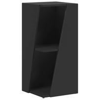 vidaXL Šoninis lentynas 33 x 32 x 70,5 cm Apdirbta mediena Juoda