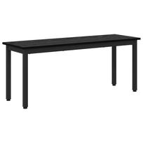 vidaXL suoliukas Juodas ąžuolas 110 x 35 x 45 cm Apdirbta mediena