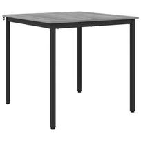 vidaXL Valgomieji stalai 80 x 80 x 75 cm Apdirbta mediena Pilka Sonoma