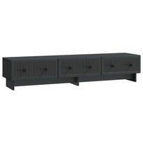 vidaXL Televizoriaus spintelė 147 x 34,5 x 30 cm Juoda