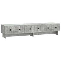 vidaXL Televizoriaus spintelė 147 x 34,5 x 30 cm Betono pilka