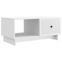 vidaXL Kavos staliukas Balta 90 x 50 x 40 cm Apdirbta mediena