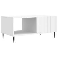 vidaXL Kavos staliukas Balta 90 x 50 x 40 cm Apdirbta mediena