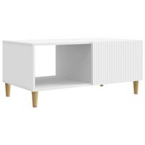 vidaXL Kavos staliukas Balta 90 x 50 x 40 cm Apdirbta mediena