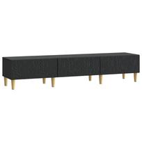 vidaXL Televizoriaus spintelė 147 x 34,5 x 30 cm Juoda