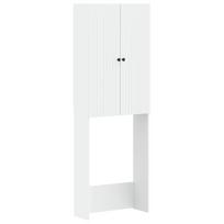 vidaXL Tualeto spintelė ALKMAAR Balta 66 x 25,5 x 190 cm