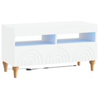 vidaXL LED televizoriaus spintelė ALKMAAR 81 x 35 x 43 cm Balta