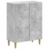 vidaXL Vonios saugojimo spintelė DELFT Betono pilka 59,5 x 31 x 80 cm