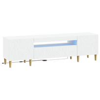 vidaXL LED televizoriaus spintelė DELFT 153 x 35 x 43 cm Balta