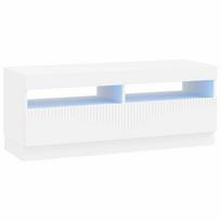vidaXL LED televizoriaus spintelė Balta Apdirbta mediena