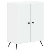 vidaXL Vonios saugojimo spintelė BREDA Balta 59,5 x 31 x 80 cm