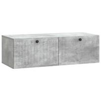 vidaXL Sieninė TV spintelė Betono pilka 98 x 41 x 30 cm
