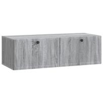 vidaXL Sieninė TV spintelė Pilka sonoma ąžuolo 98 x 41 x 30 cm