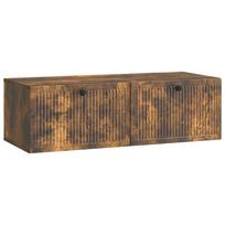 vidaXL Sieninė TV spintelė Dūminio ąžuolo 98 x 41 x 30 cm