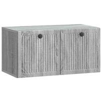 vidaXL Sieninė TV spintelė Pilka sonoma ąžuolo 59,5 x 31 x 30 cm