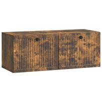 vidaXL Sieninė TV spintelė Dūminio ąžuolo 78,5 x 31 x 30 cm