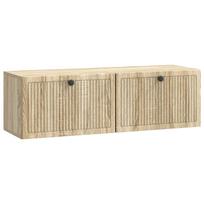 vidaXL Sieninė TV spintelė Sonoma ąžuolas 98 x 31 x 30 cm