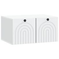 vidaXL Sieninė TV spintelė Balta 59,5 x 41 x 30 cm Apdirbta mediena