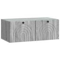 vidaXL Sieninė TV spintelė Pilka sonoma ąžuolo 78,5 x 41 x 30 cm