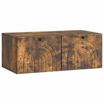 vidaXL Sieninė TV spintelė Dūminio ąžuolo 78,5 x 41 x 30 cm
