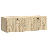 vidaXL Sieninė TV spintelė Sonoma ąžuolas 98 x 41 x 30 cm
