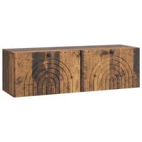 vidaXL Sieninė TV spintelė Sendintos medienos 98 x 31 x 30 cm