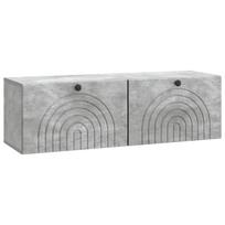 vidaXL Sieninė TV spintelė Betono pilka 98 x 31 x 30 cm