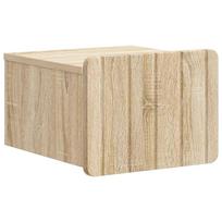 vidaXL Sieninis naktinis staliukas Sonoma ąžuolas 33 x 34,5 x 24 cm
