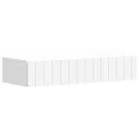 vidaXL Sieninis šoninis staliukas Balta 87,5 x 34,5 x 17 cm