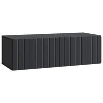 vidaXL Sieninė TV spintelė 98 x 41 x 30 cm Juoda Apdirbta mediena