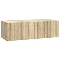 vidaXL Sieninė TV spintelė 98 x 41 x 30 cm Sonoma ąžuolas