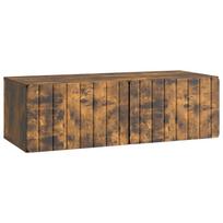 vidaXL Sieninė TV spintelė 98 x 41 x 30 cm Dūminio ąžuolo