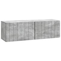 vidaXL Sieninė TV spintelė 98 x 31 x 30 cm Betono pilka