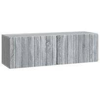 vidaXL Sieninė TV spintelė 98 x 31 x 30 cm Pilka Sonoma