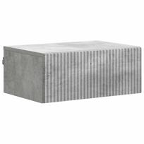 vidaXL Sieninis naktinis staliukas Betono pilka 49 x 34,5 x 20 cm