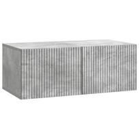 vidaXL Sieninė TV spintelė 78,5 x 41 x 30 cm Betono pilka