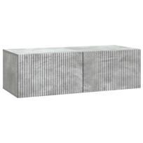 vidaXL Sieninė TV spintelė 98 x 41 x 30 cm Betono pilka