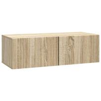 vidaXL Sieninė TV spintelė 98 x 41 x 30 cm Sonoma ąžuolas