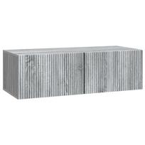 vidaXL Sieninė TV spintelė 98 x 41 x 30 cm Pilka sonoma ąžuolo