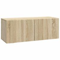 vidaXL Sieninė TV spintelė 78,5 x 31 x 30 cm Sonoma ąžuolas