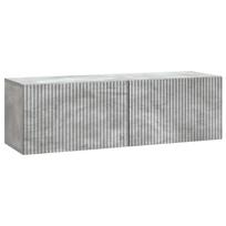 vidaXL Sieninė TV spintelė 98 x 31 x 30 cm Betono pilka